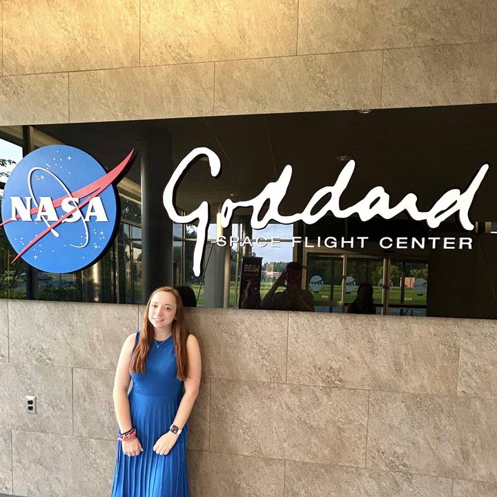 Juliette Gudknecht at the NASA Goddard Space Flight Center.